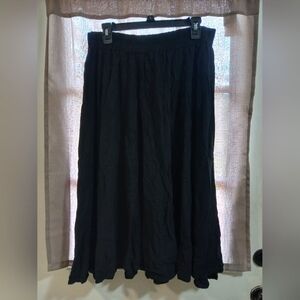 ✨️Vintage black midi skirt